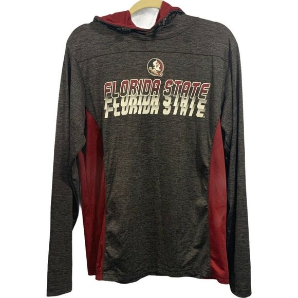 Florida State Seminoles Hooded Long Sleeve T Shirt - Picture 1 of 5